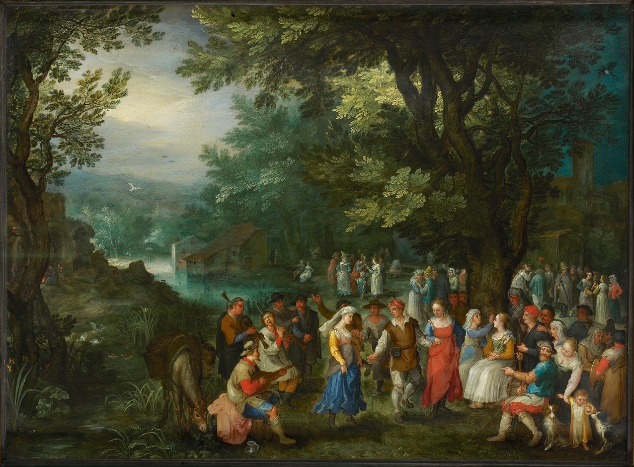 Düğün Dansı, 1596. by Jan Brueghel the Elder