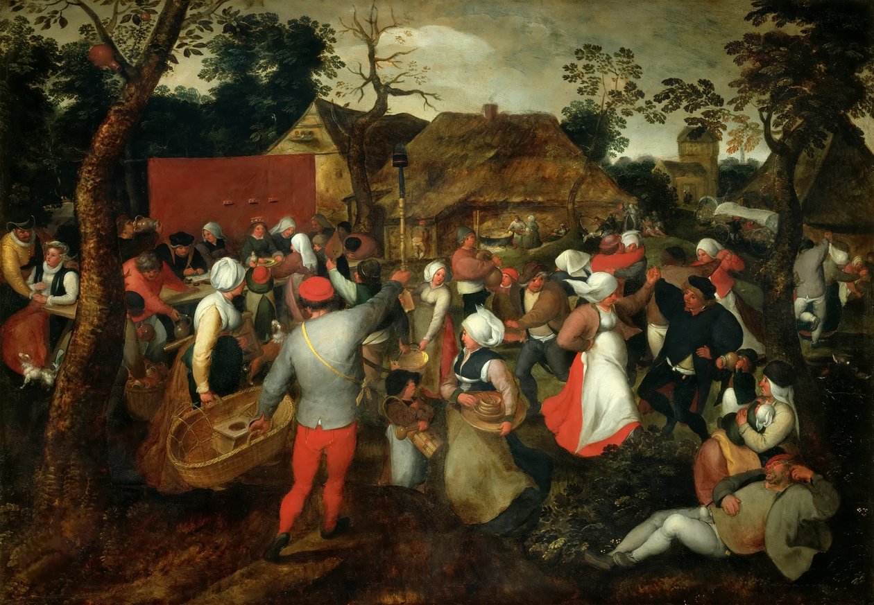 Düğün Dansı, ca. 1600. by Jan Brueghel the Elder