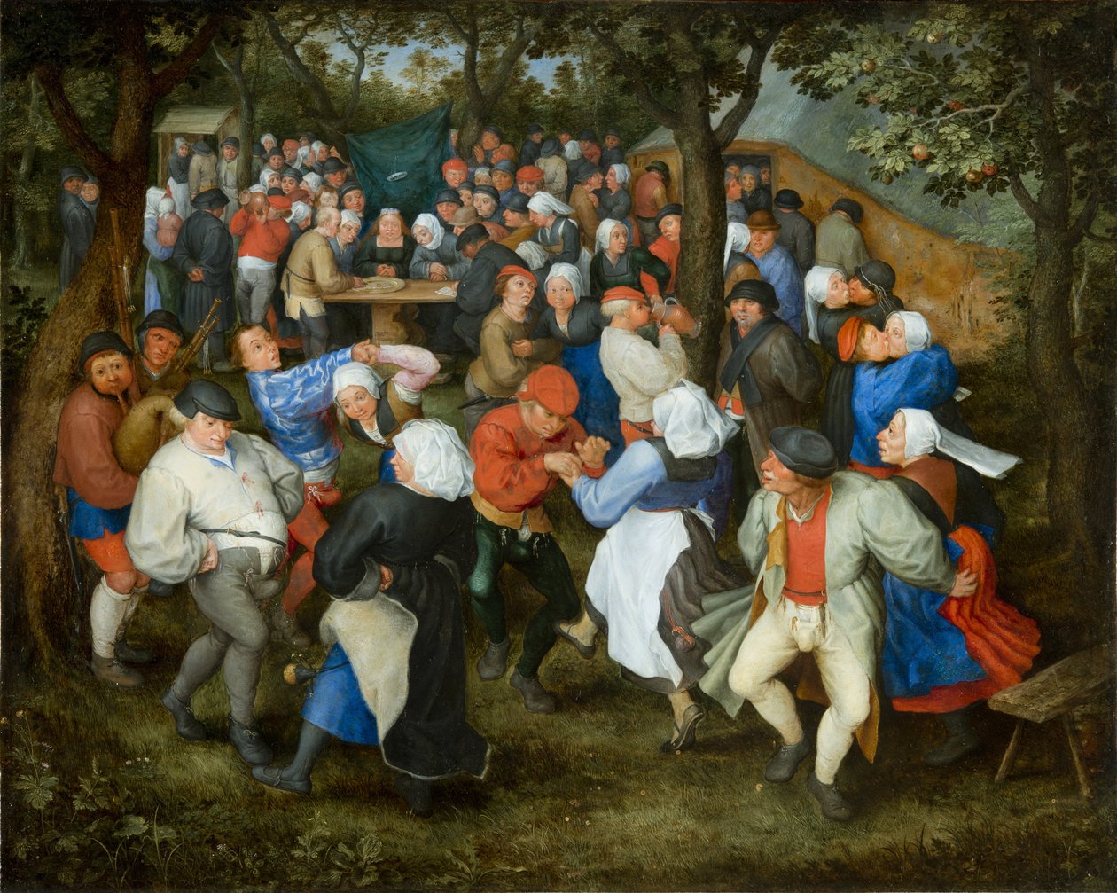 Düğün Dansı, ca. 1600. by Jan Brueghel the Elder