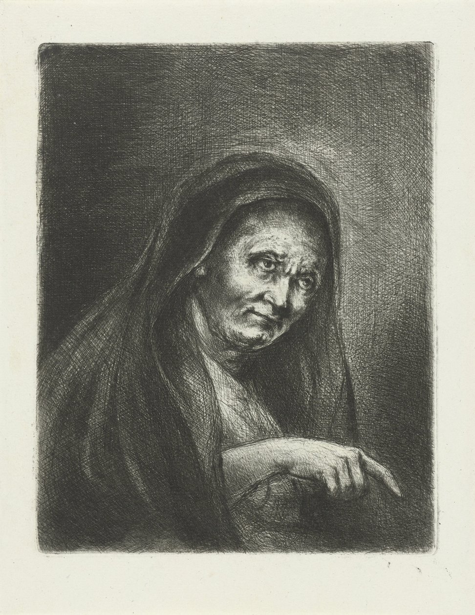 Yaşlı kadın by Jan Chalon