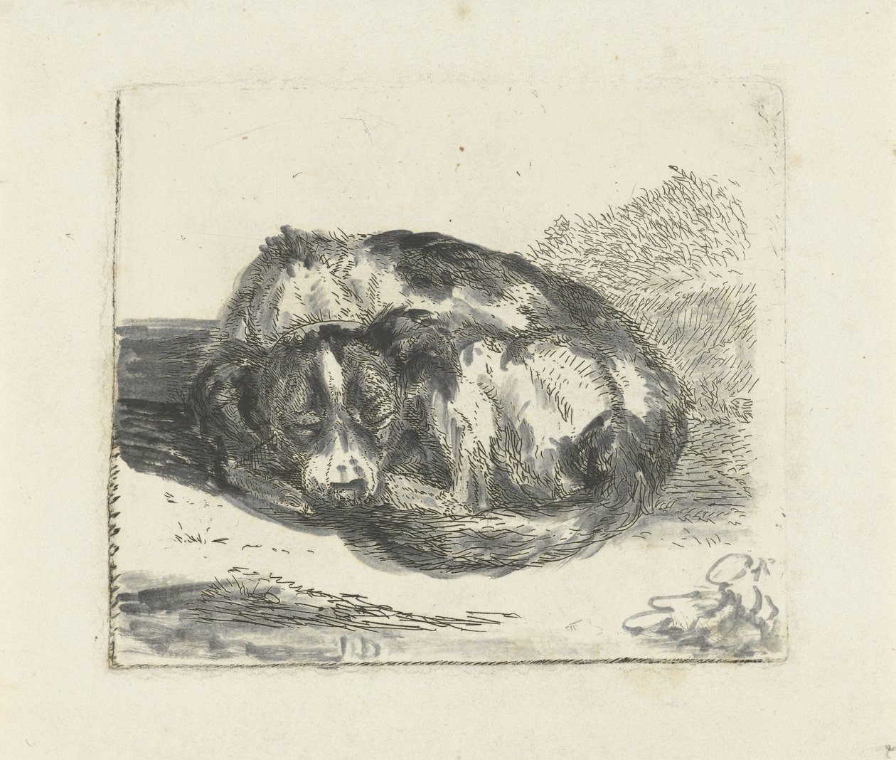 Uyuyan köpek by Jan Dasveldt