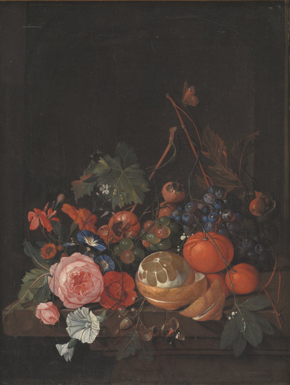 Çiçekler ve Meyve by Jan Davidsz de Heem