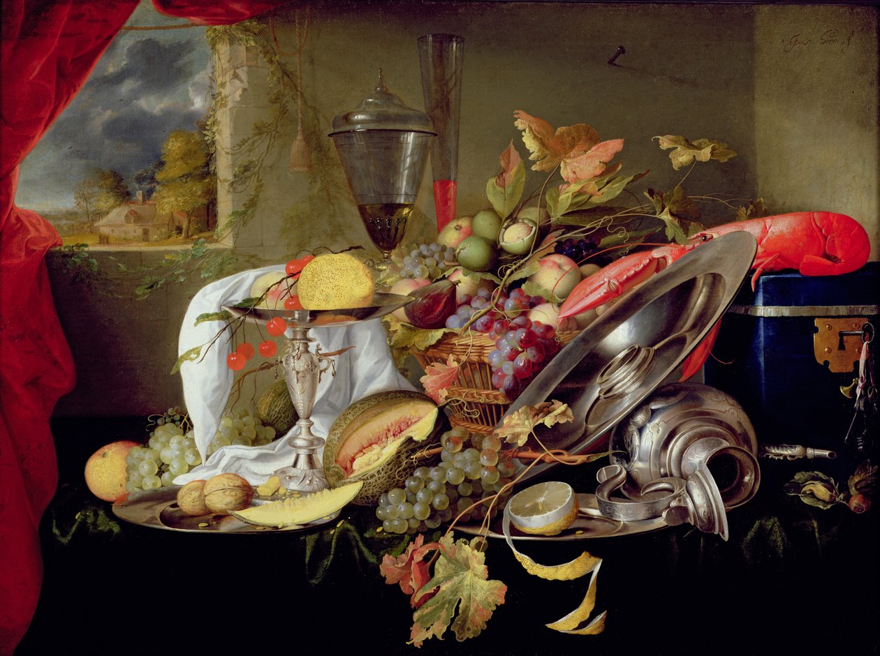 Natürmort by Jan Davidsz de Heem
