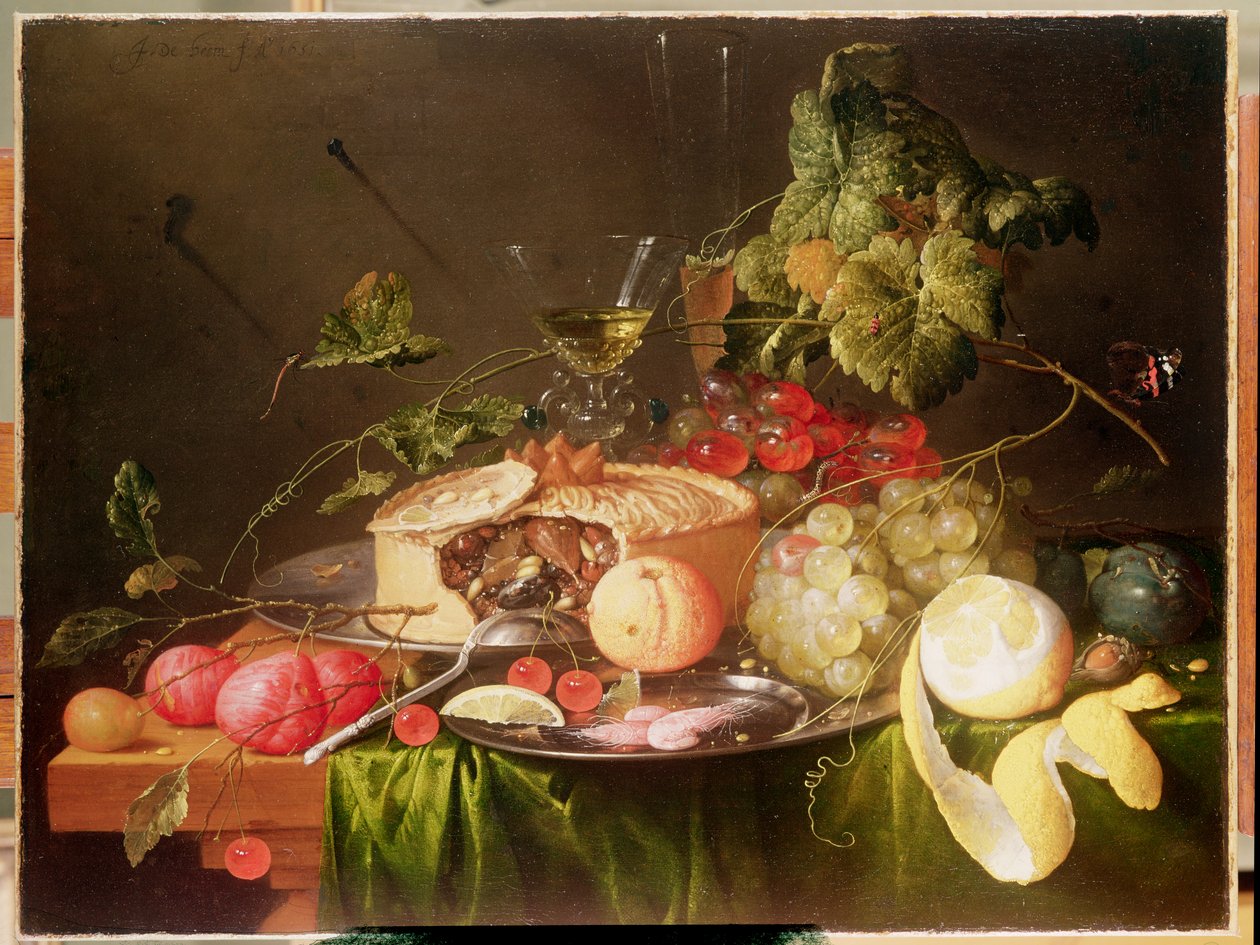 Meyve Natürmort by Jan Davidsz de Heem