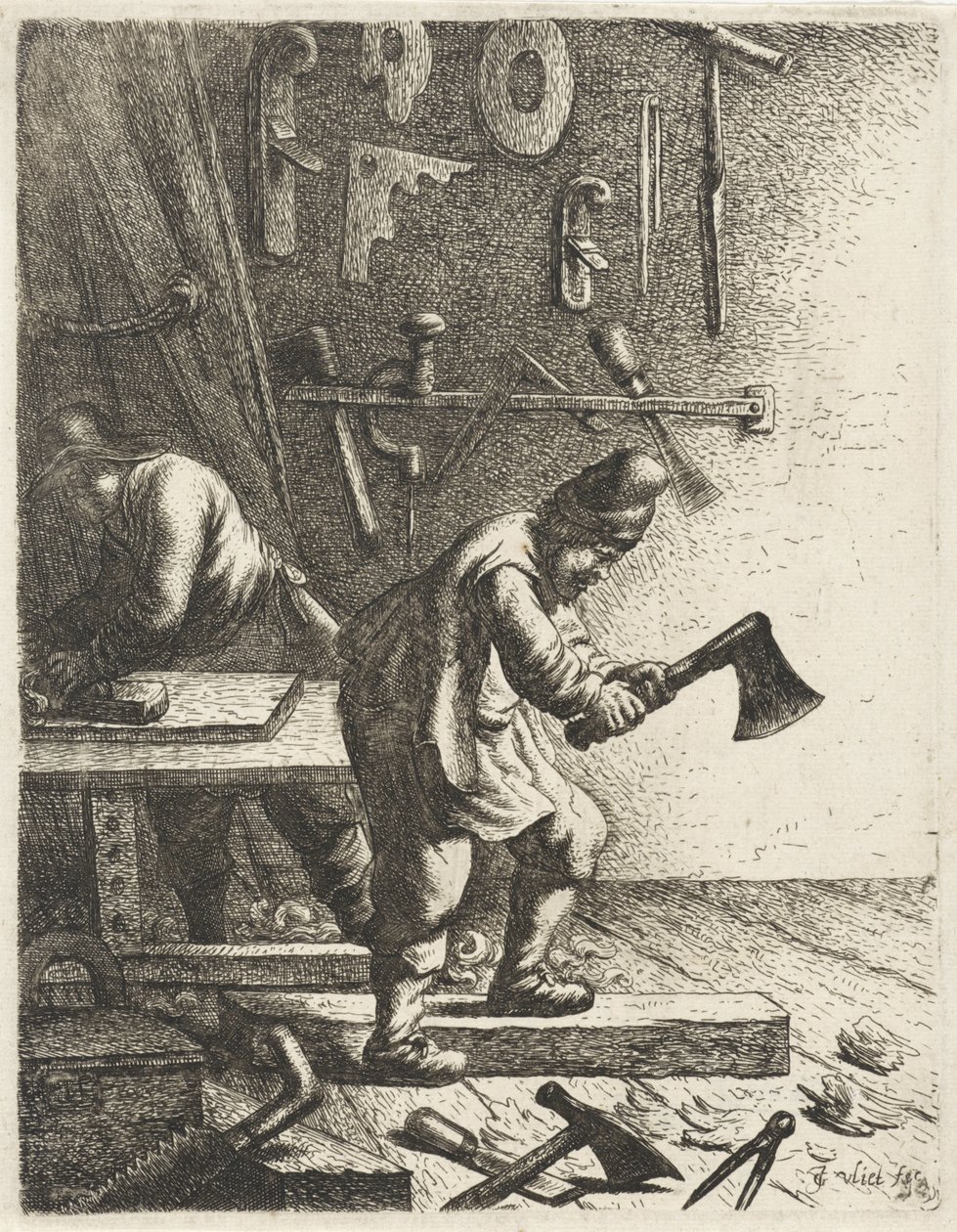 marangozlar Meslekler (dizi adı) by Jan Gillisz. van Vliet
