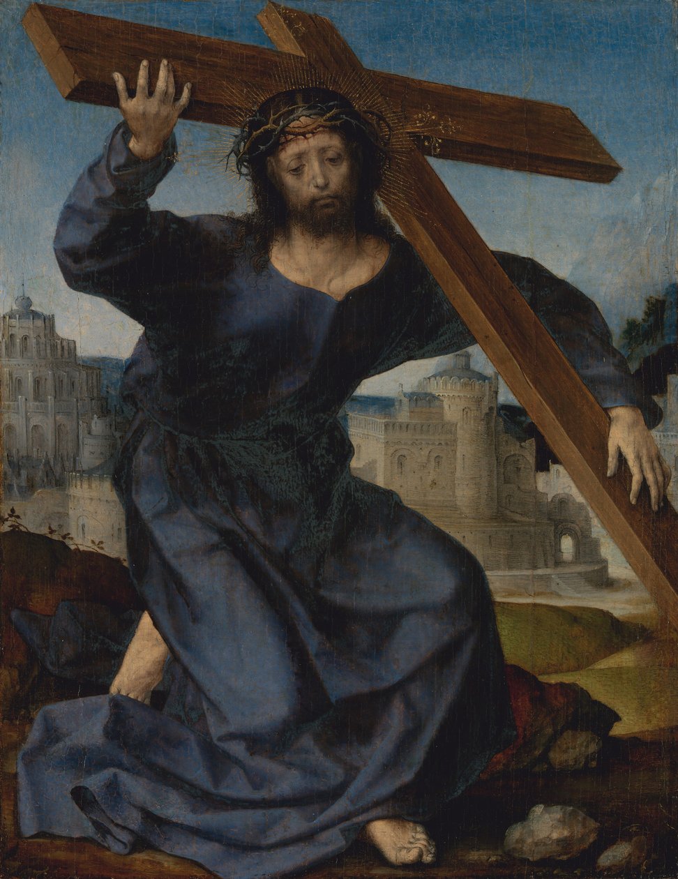 Haç Taşıyan İsa, yak. 1520-25. by Jan Gossaert
