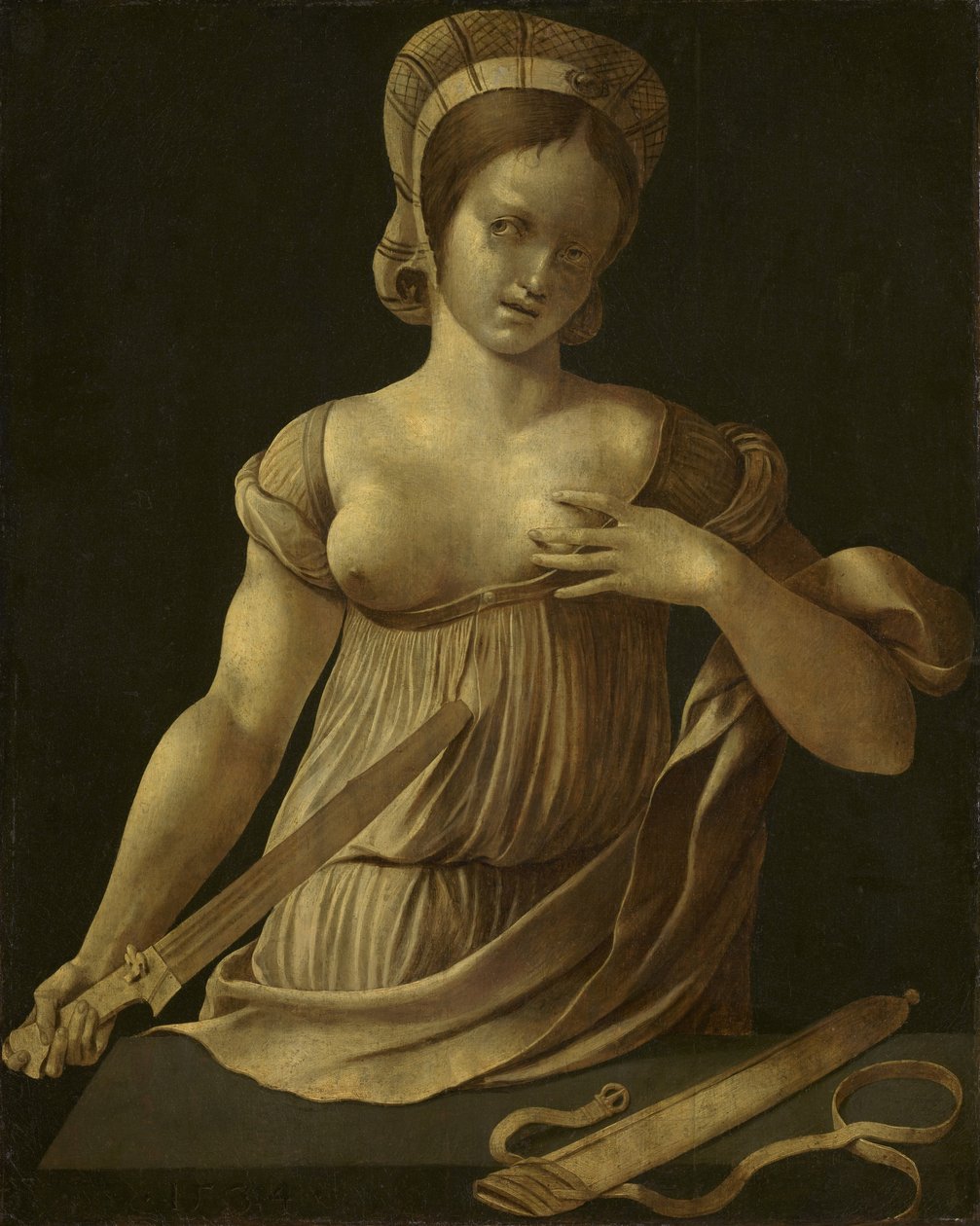 Lucretia, 1534 by Jan Gossaert