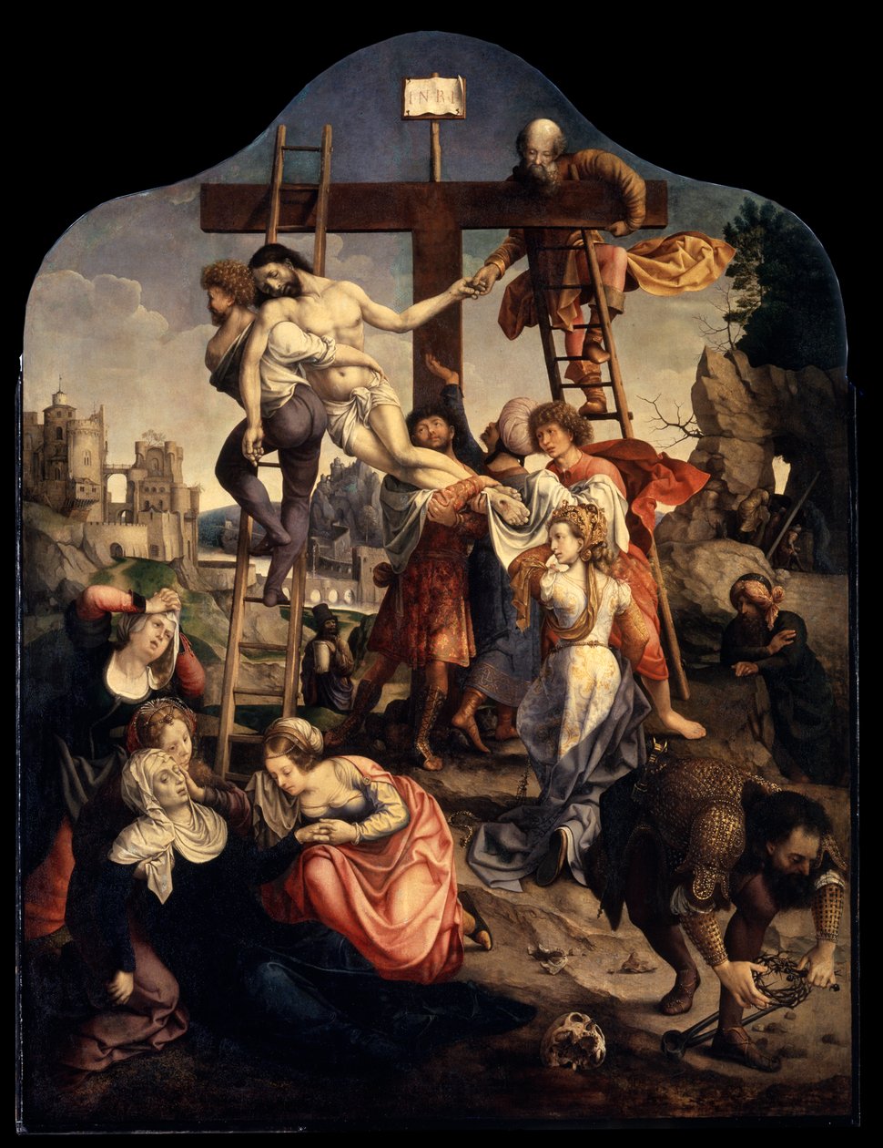 Haçtan İniş, c1520. by Jan Gossaert