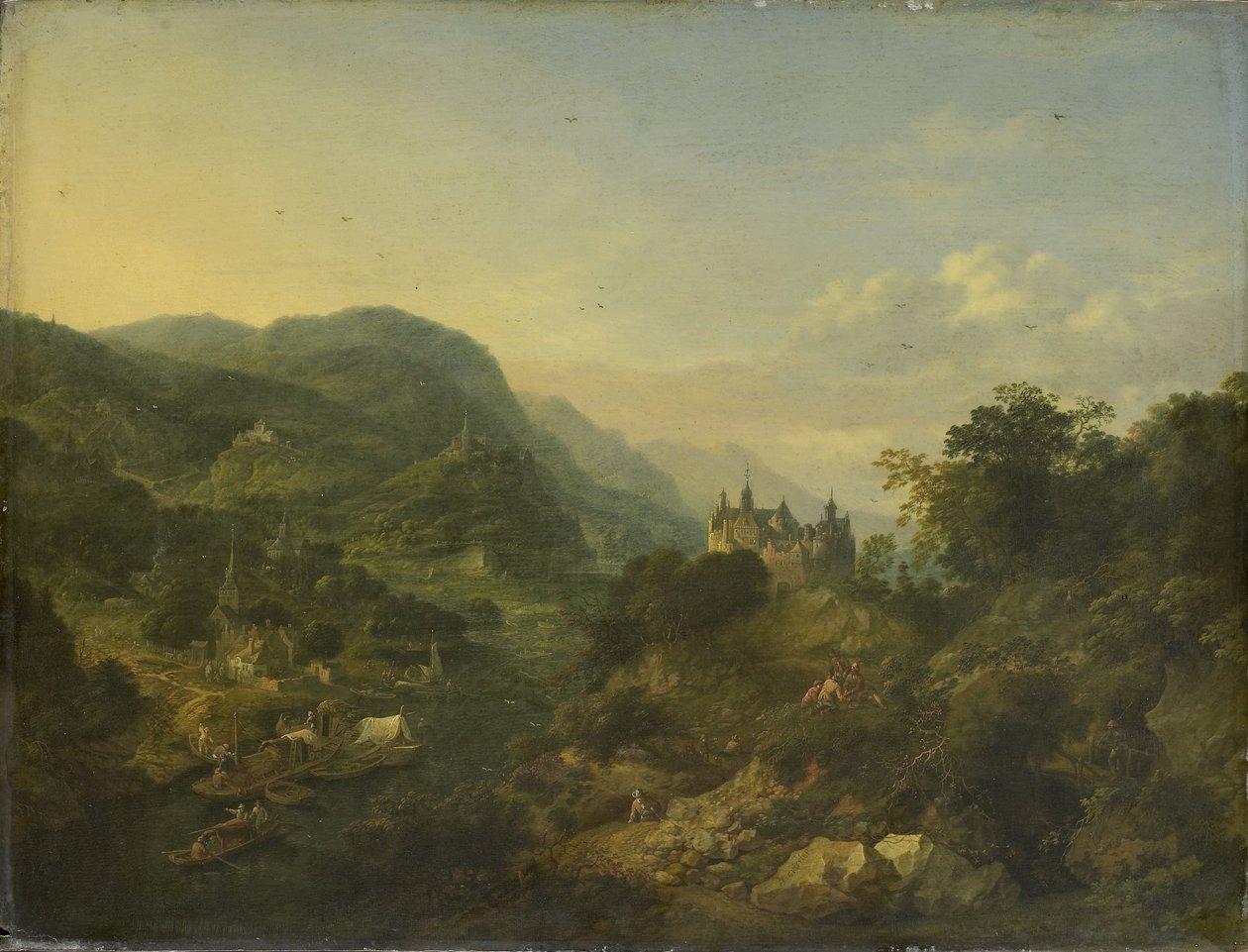 Nehir manzarası by Jan Griffier (I)