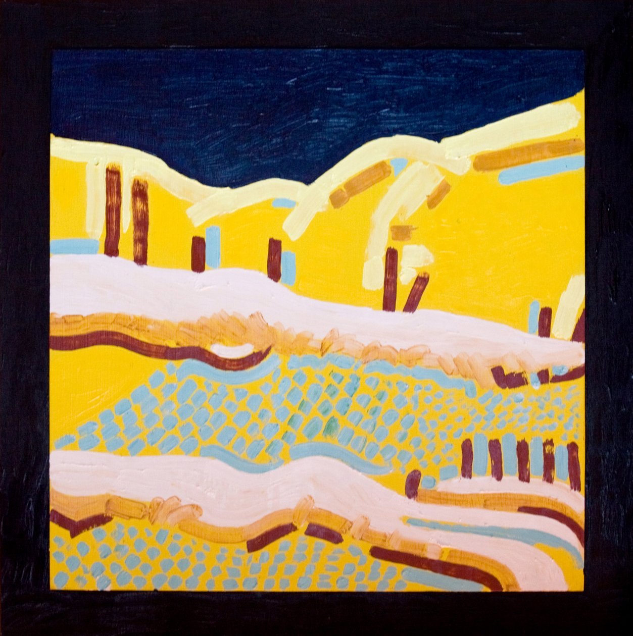 Fata Morgana, 2006 (tahta üzerine yağlı boya) by Jan Groneberg
