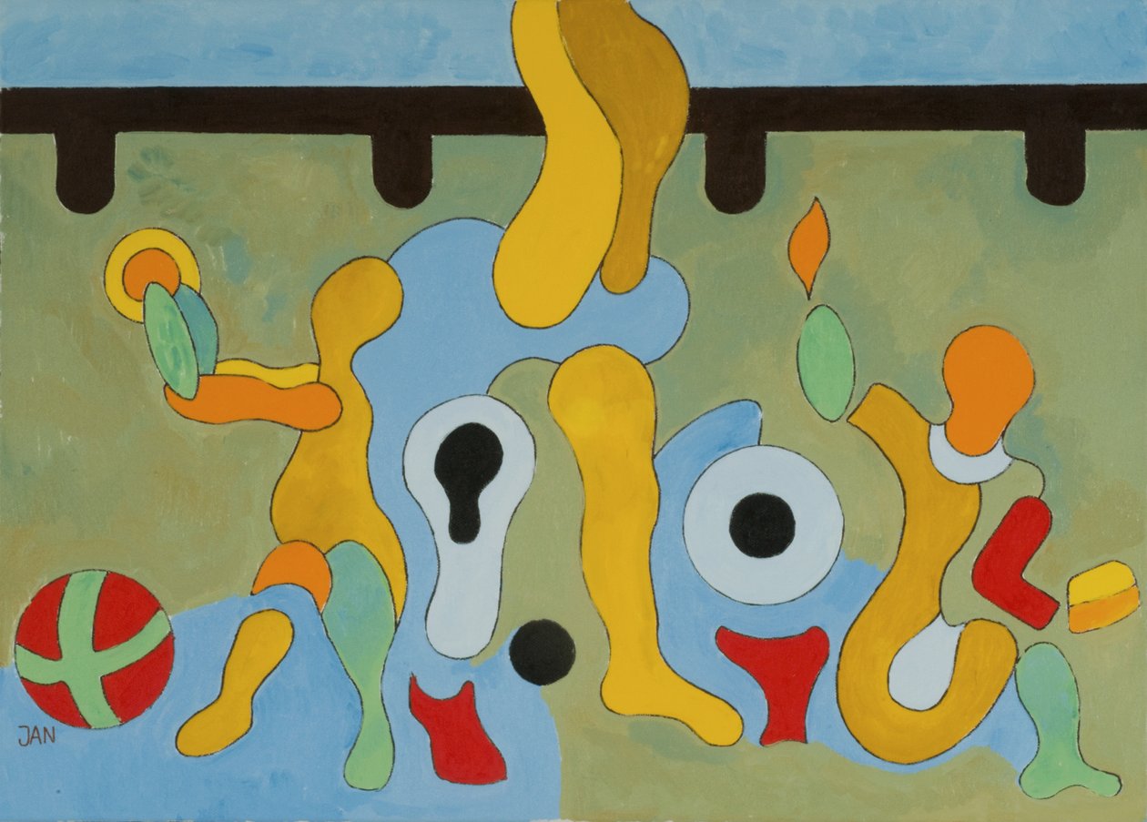 Açık Hava Tiyatrosu, 2009 (tuval üzerine yağlı boya) by Jan Groneberg