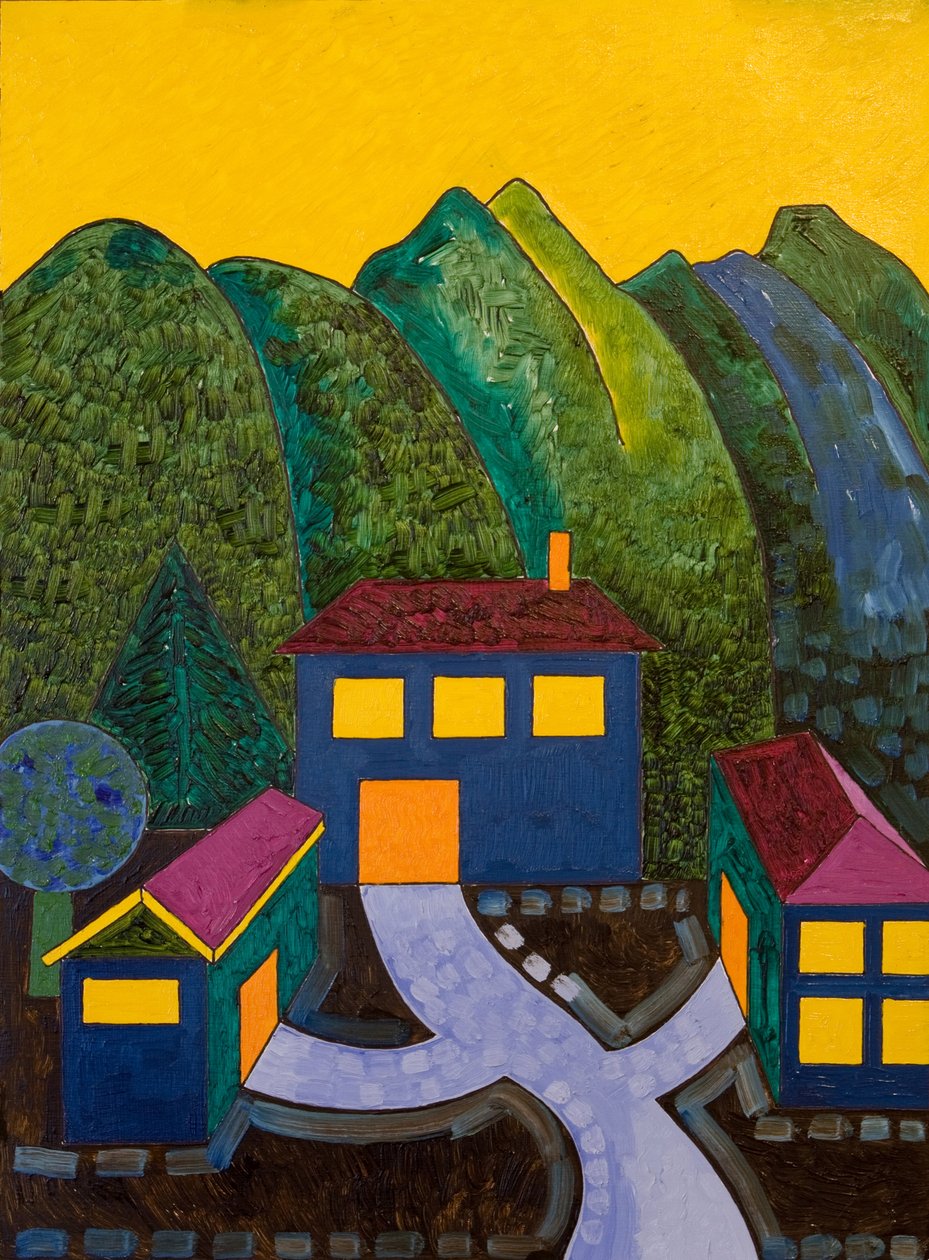 Sosyal İlişkiler, 2006 (tahta üzerine yağlı boya) by Jan Groneberg