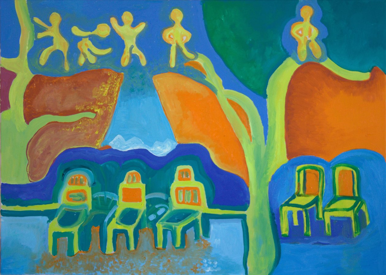 Kış geldi, 2009 (tuval üzerine yağlı boya) by Jan Groneberg