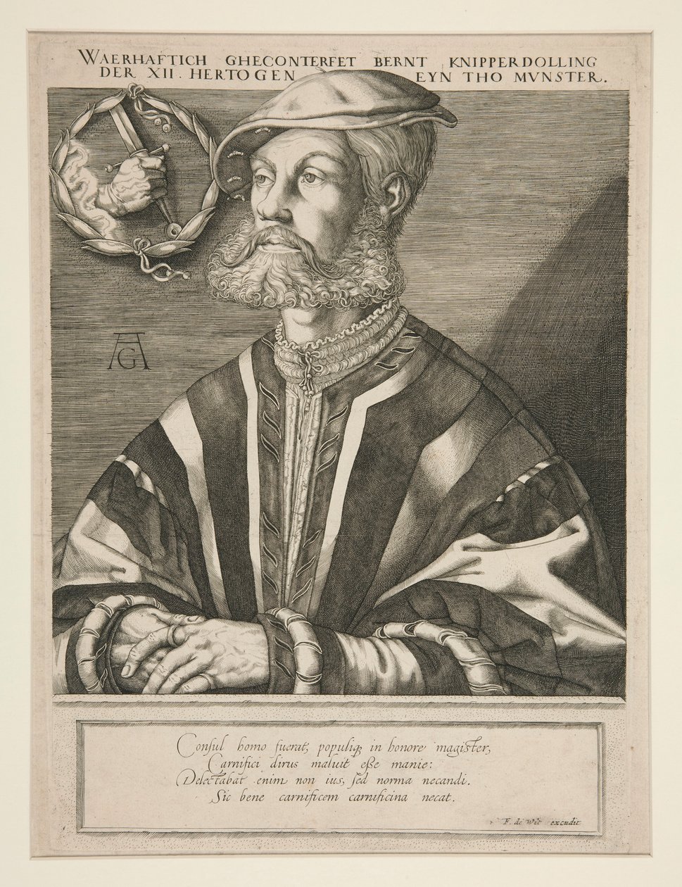 Bernhard Knipperdolling by Jan Harmensz. Muller