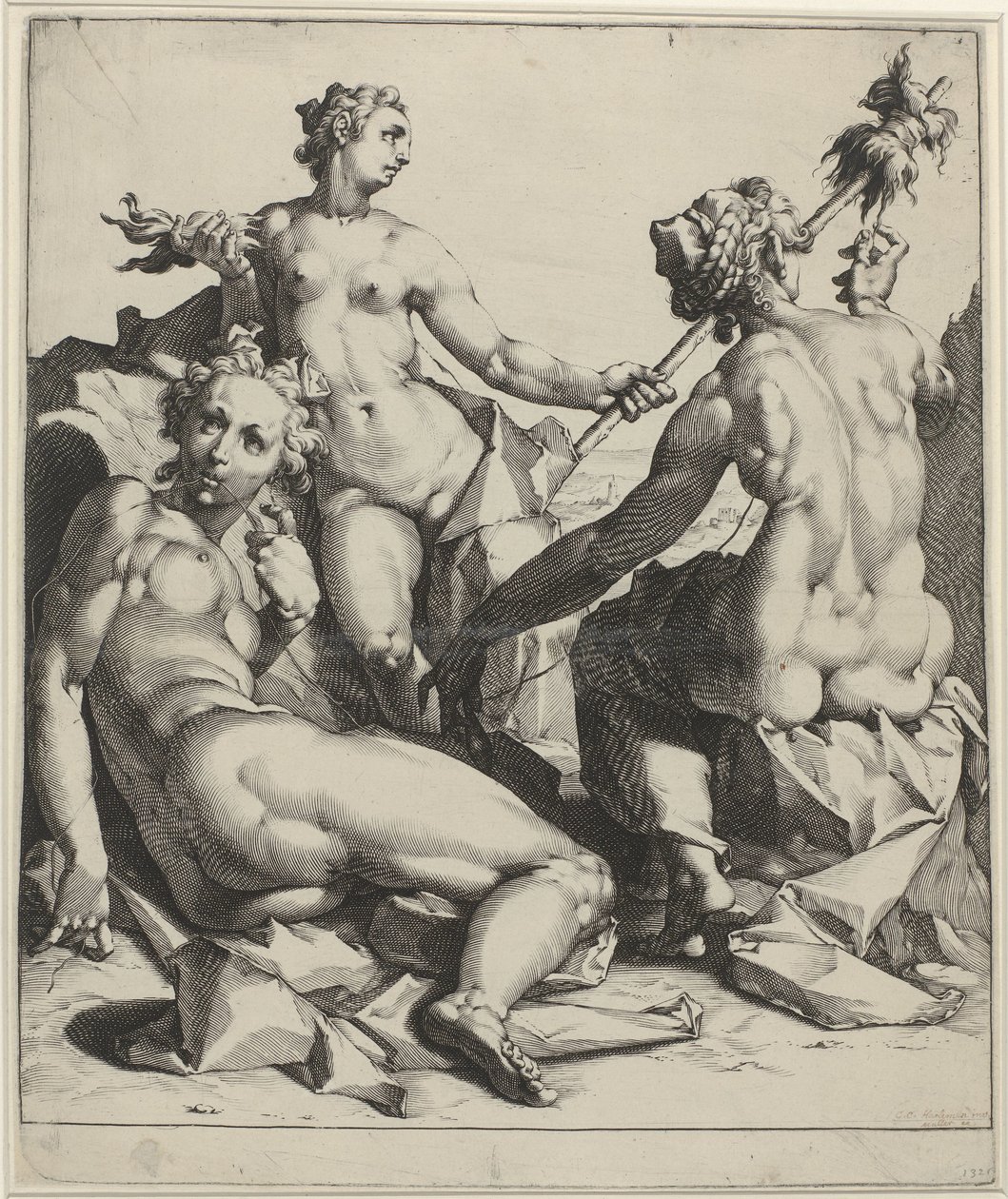 Üç Kader by Jan Harmensz. Muller