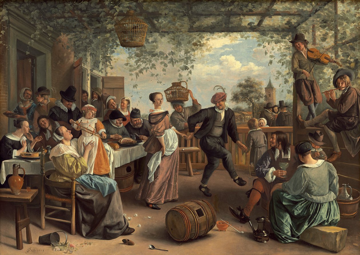 Dans Eden Çift by Jan Havicksz. Steen