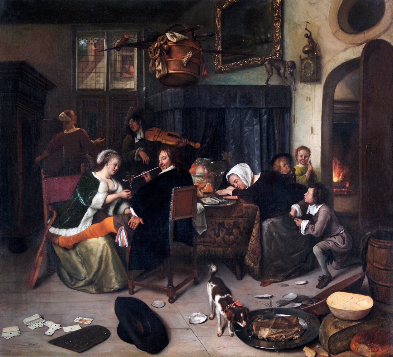 Ahlaksız Ev by Jan Havicksz. Steen