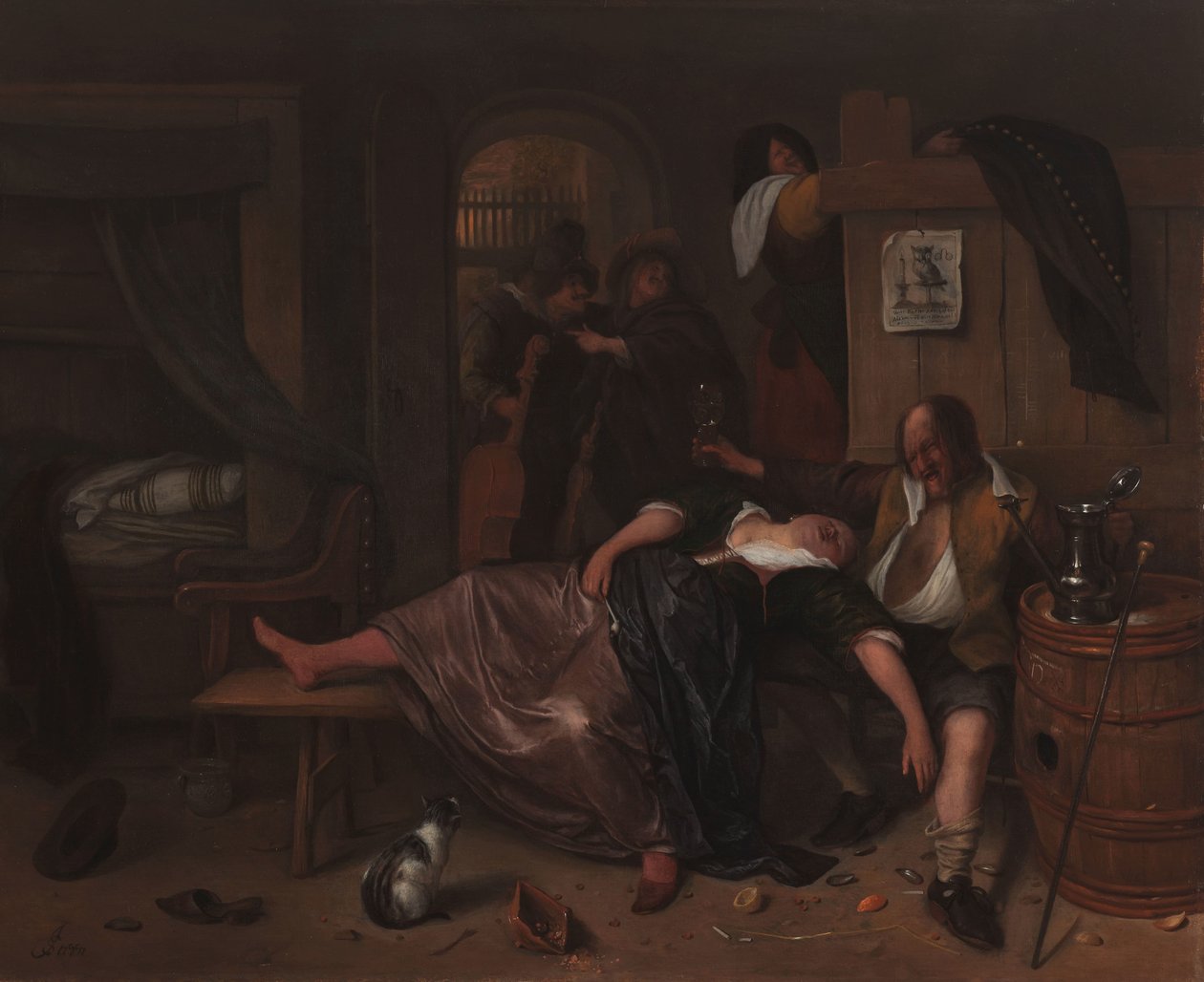Sarhoş Çift sarhoş çift by Jan Havicksz. Steen