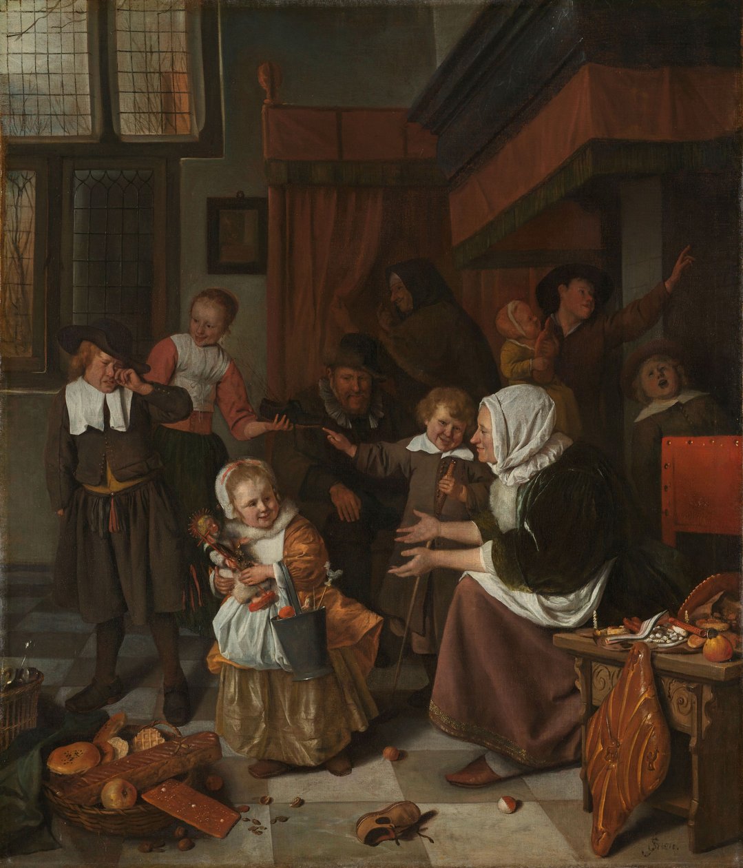 Aziz Nikolaos Bayramı by Jan Havicksz. Steen