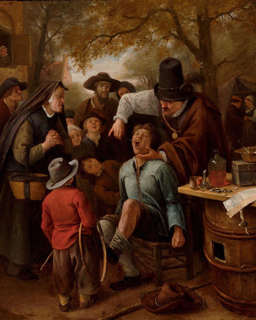Diş Çektirme, 1651 by Jan Havicksz. Steen