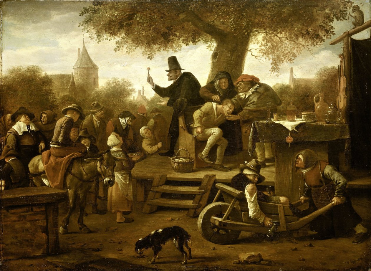 şarlatan by Jan Havicksz. Steen