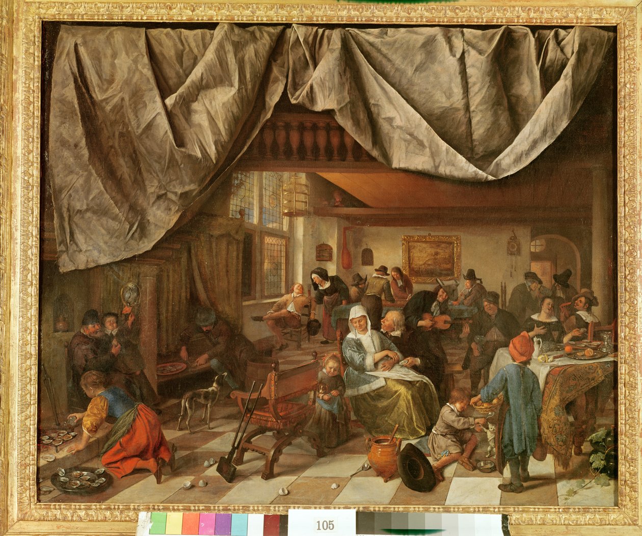 Inzoga ya Jan Steen by Jan Havickszoon Steen