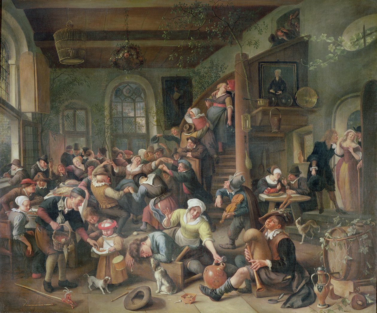 Yumurta Dansı by Jan Havickszoon Steen