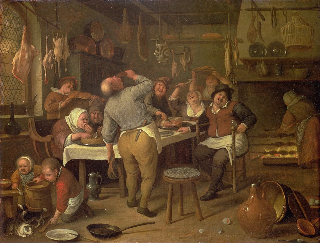 Şişman Mutfak by Jan Havickszoon Steen