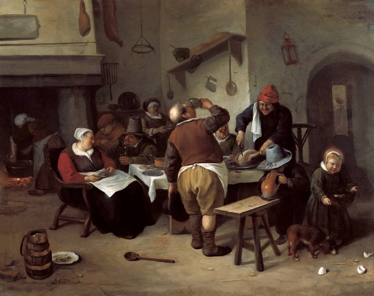 Şişman Mutfak by Jan Havickszoon Steen