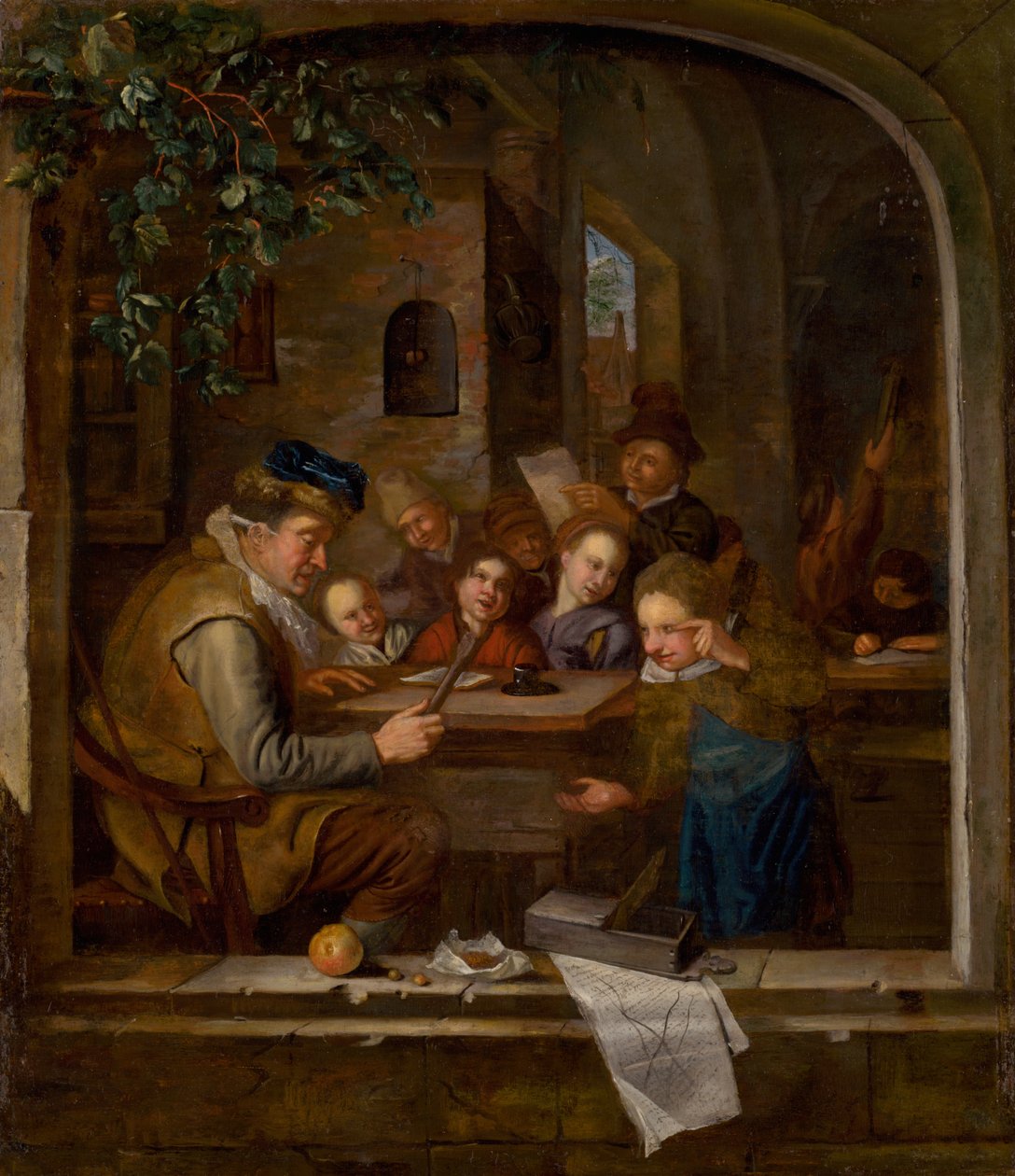 Okul, ç. 1650. by Jan Havickszoon Steen