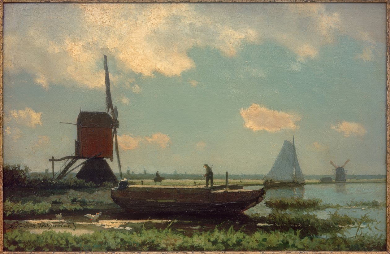 Polderlandschaft by Jan Hendrik Weissenbruch