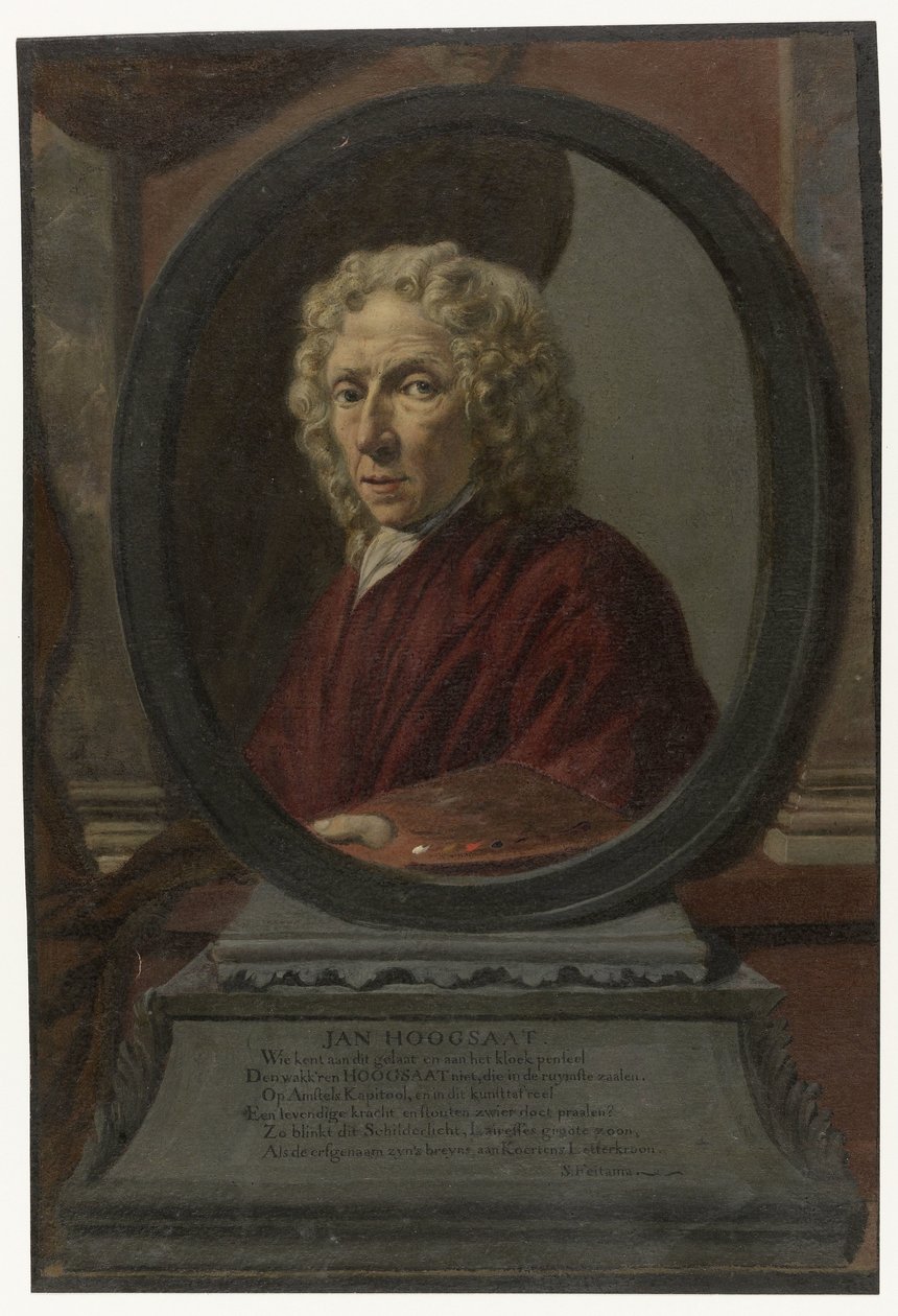 Jan Hoogsaat'in kendi portresi by Jan Hoogsaat