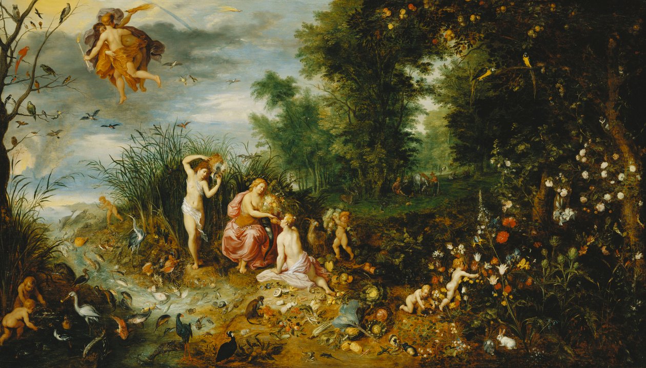 Dört Element, by Jan II Brueghel