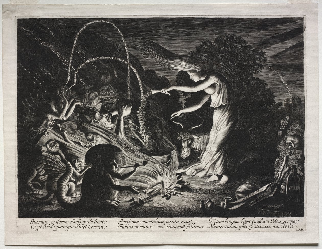 Cadı (Gece Parçası) by Jan Jansz. van de Velde