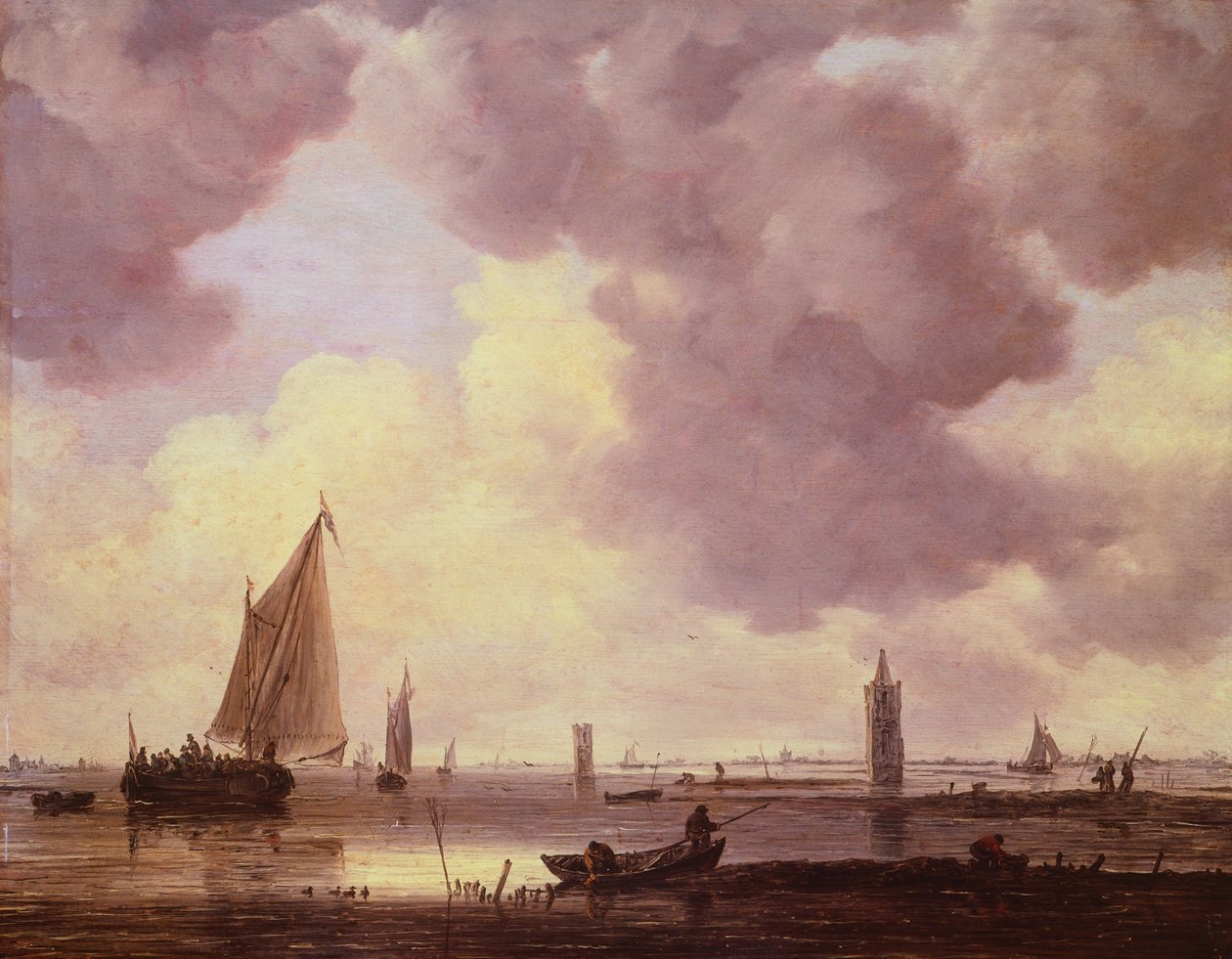 Tekneler by Jan Josephsz van Goyen