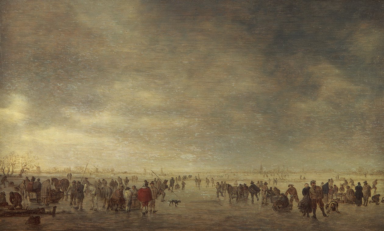 Buz Patencileri by Jan Josephsz van Goyen