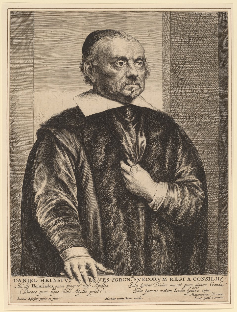 Daniel Heinsius by Jan Lievens