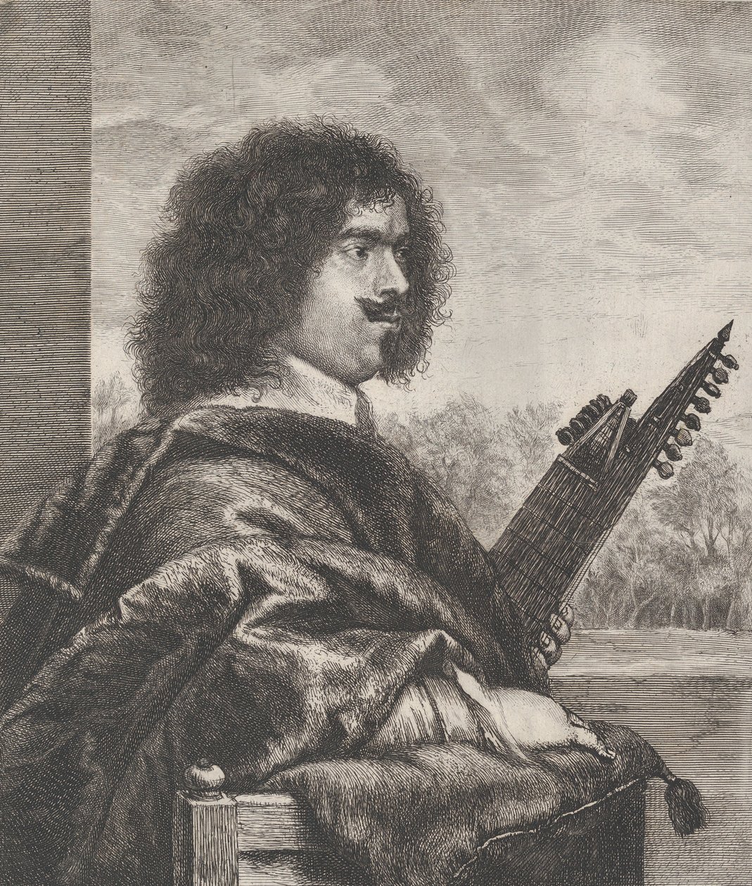 Jacques Gaultier, 17. yüzyıl. by Jan Lievens