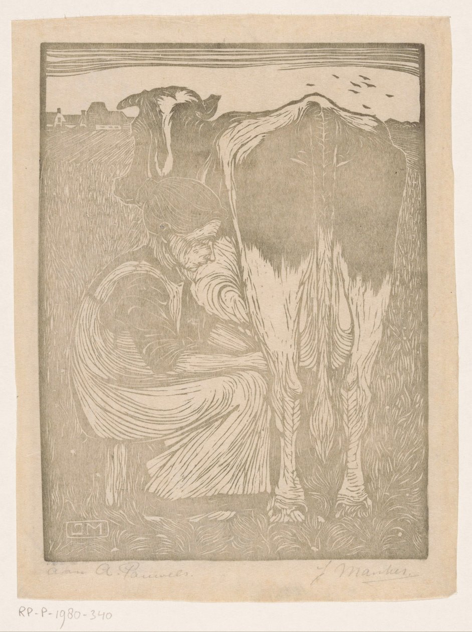 sütçü by Jan Mankes (signed by artist)