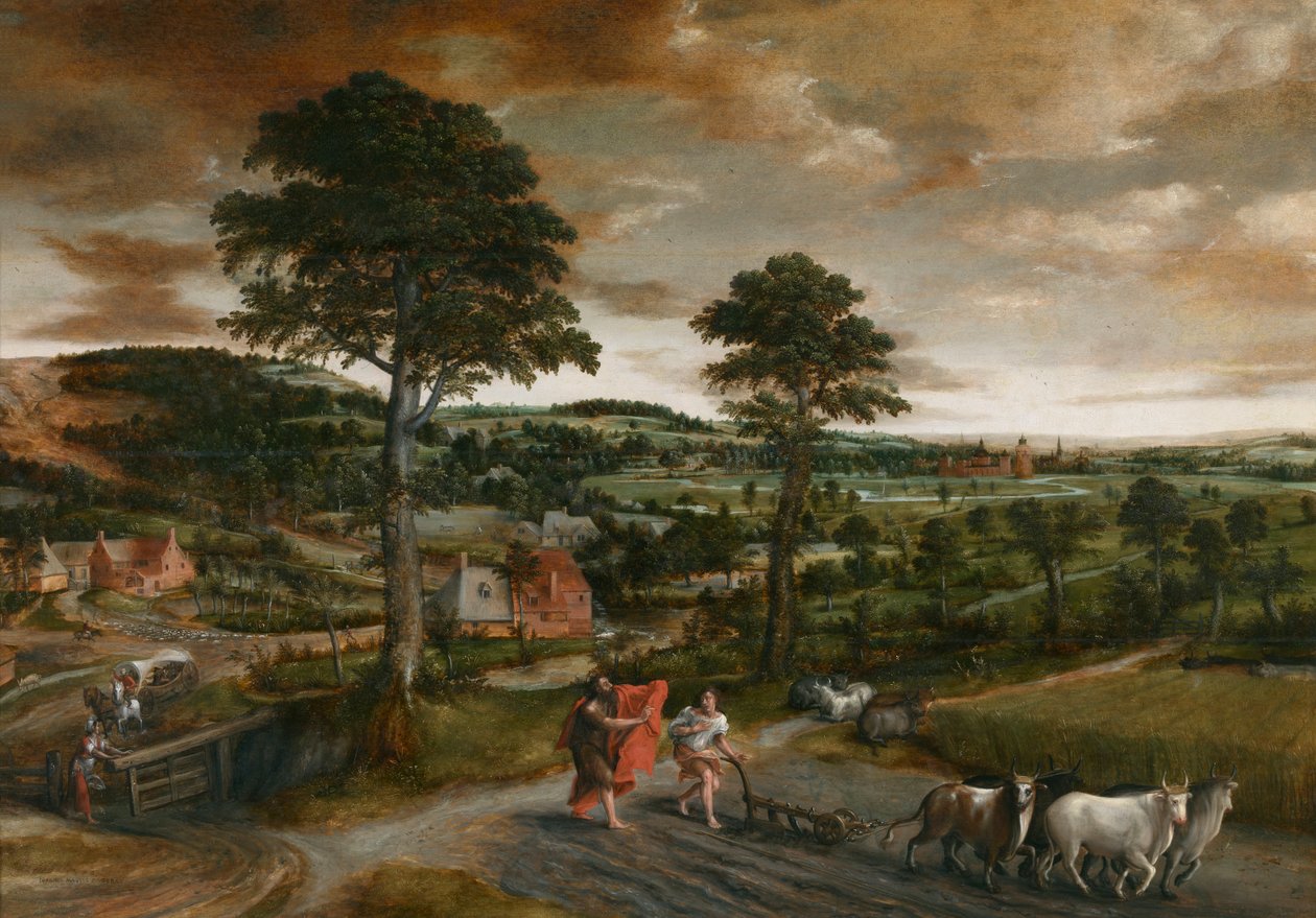 Elisha'nın Çağrısı by Jan Massys or Metsys