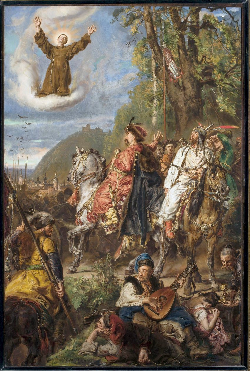 Lviv yakınlarında Tugay Bey ile Bohdan Khmelnytsky. by Jan Matejko