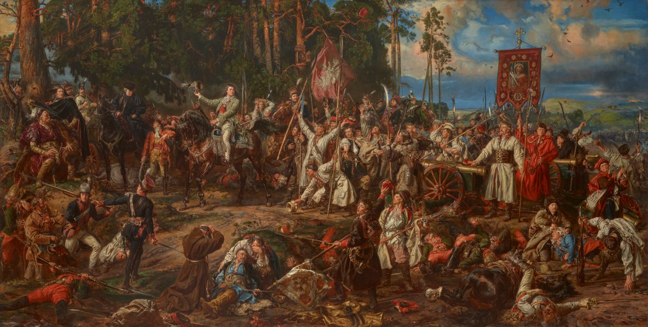 Raclawice'de Kosciuszko by Jan Matejko