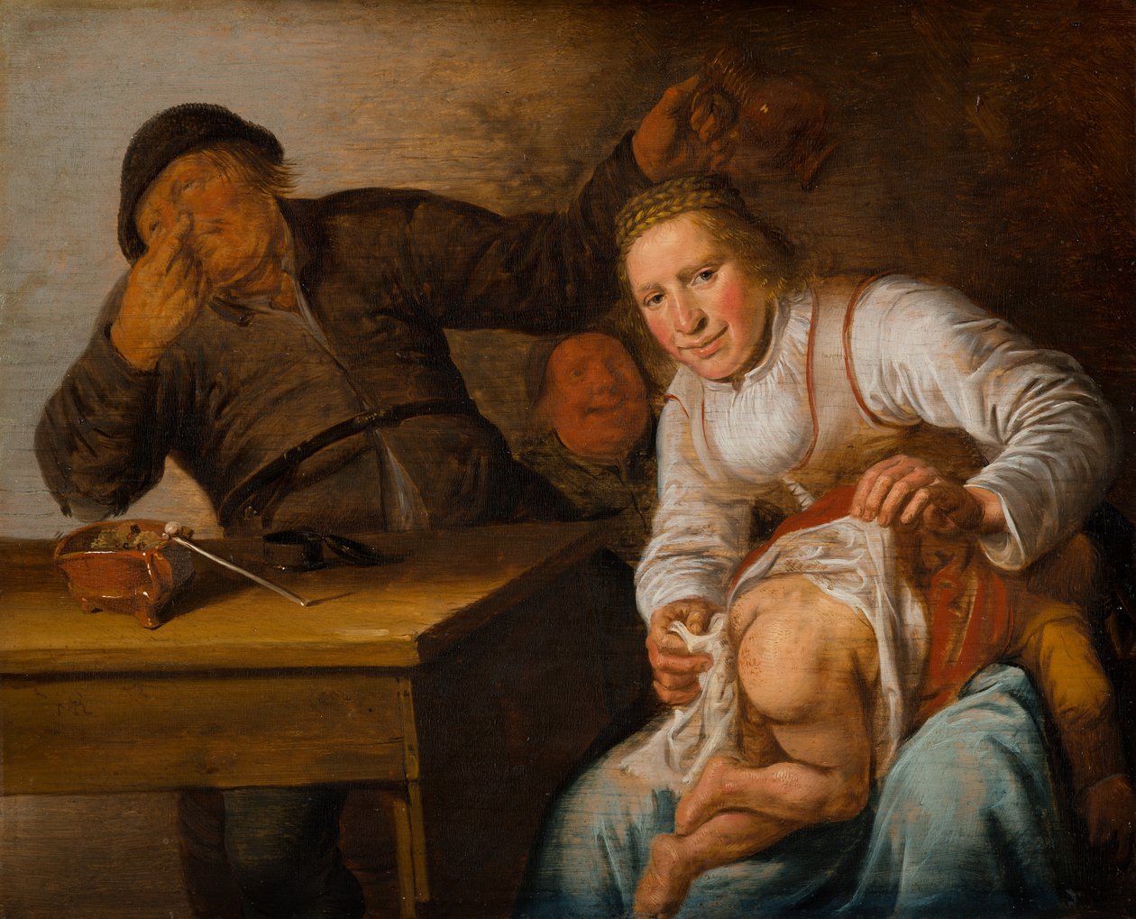 Beş Duyu: Koku, 1637 by Jan Miense Molenaer