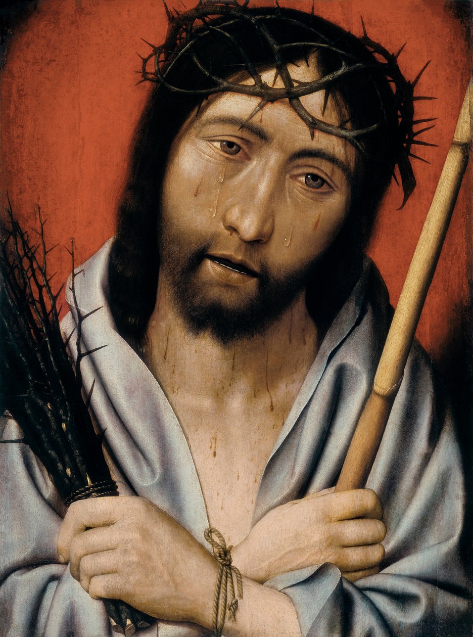 dikenli İsa by Jan Mostaert