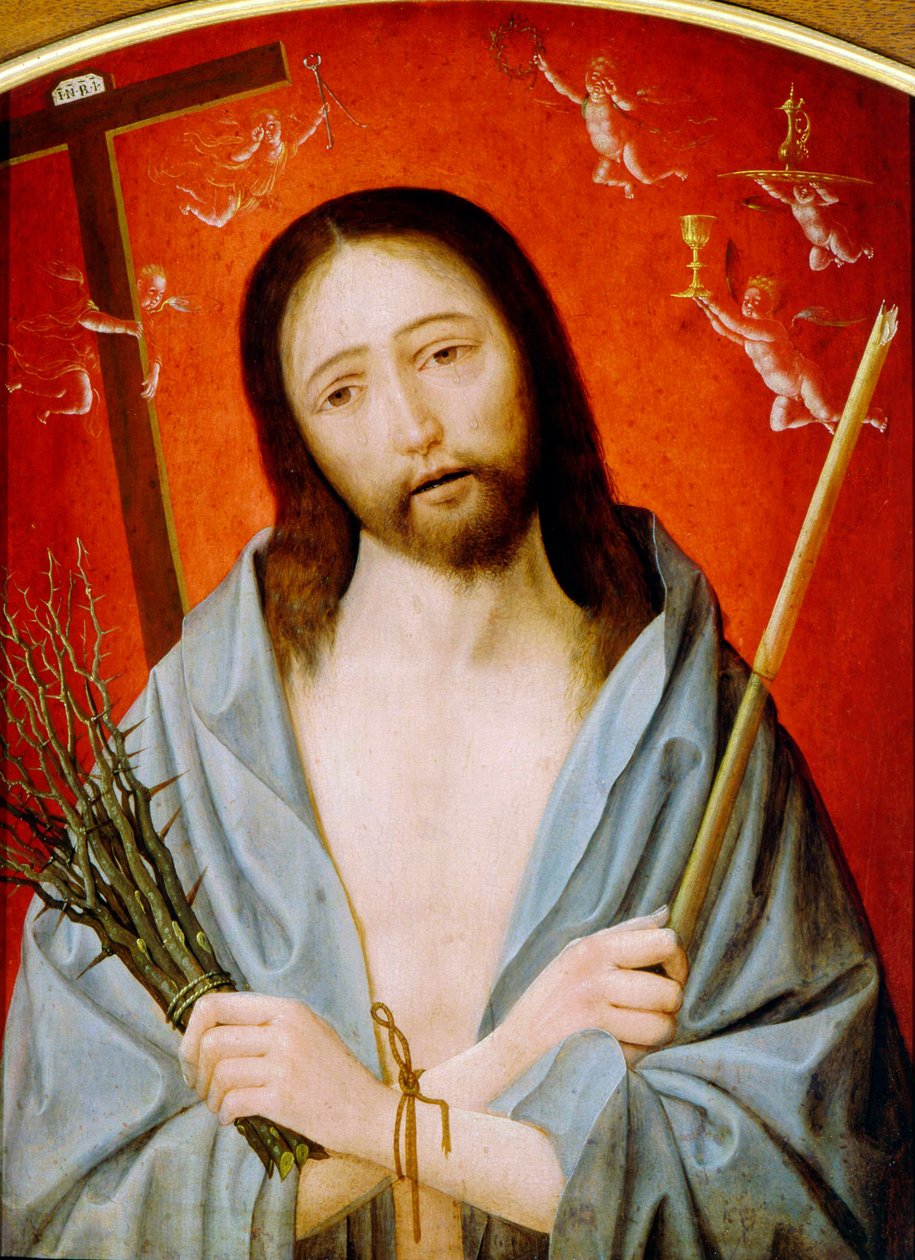 Acıların Adamı, c1520. by Jan Mostaert