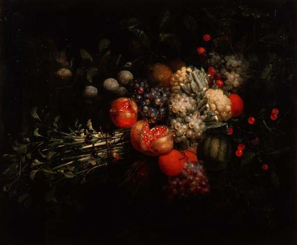 Meyveli Natürmort by Jan Pauwel the elder Gillemans