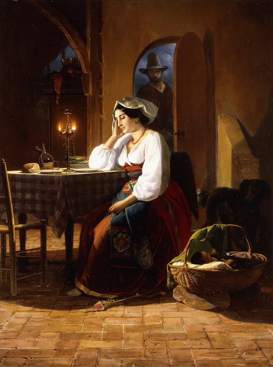 Eve Geç, 1854 by Jan Philip Koelman