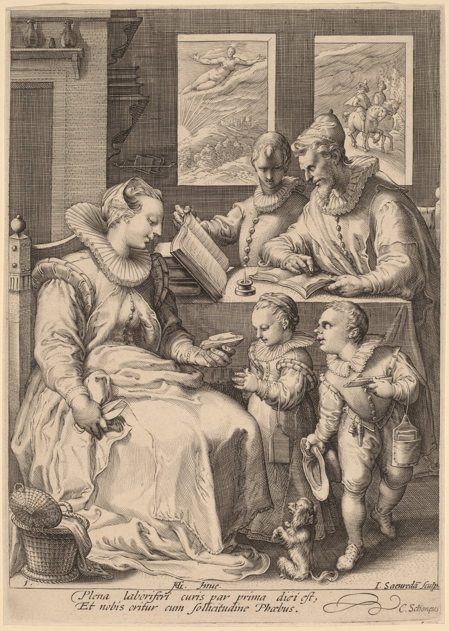 Sabah by Jan Pietersz Saenredam, after Hendrik Goltzius