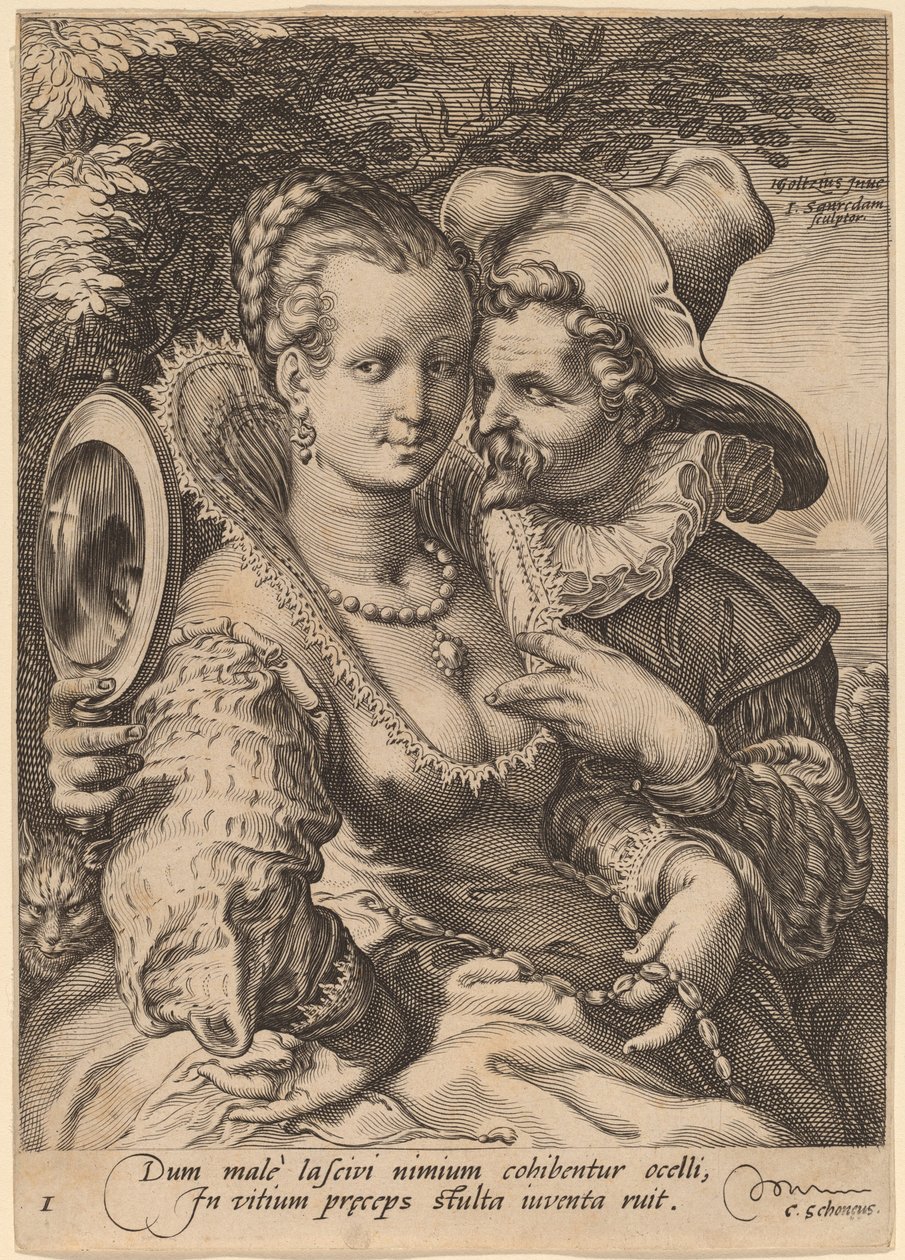 Görme by Jan Pietersz Saenredam after Hendrik Goltzius