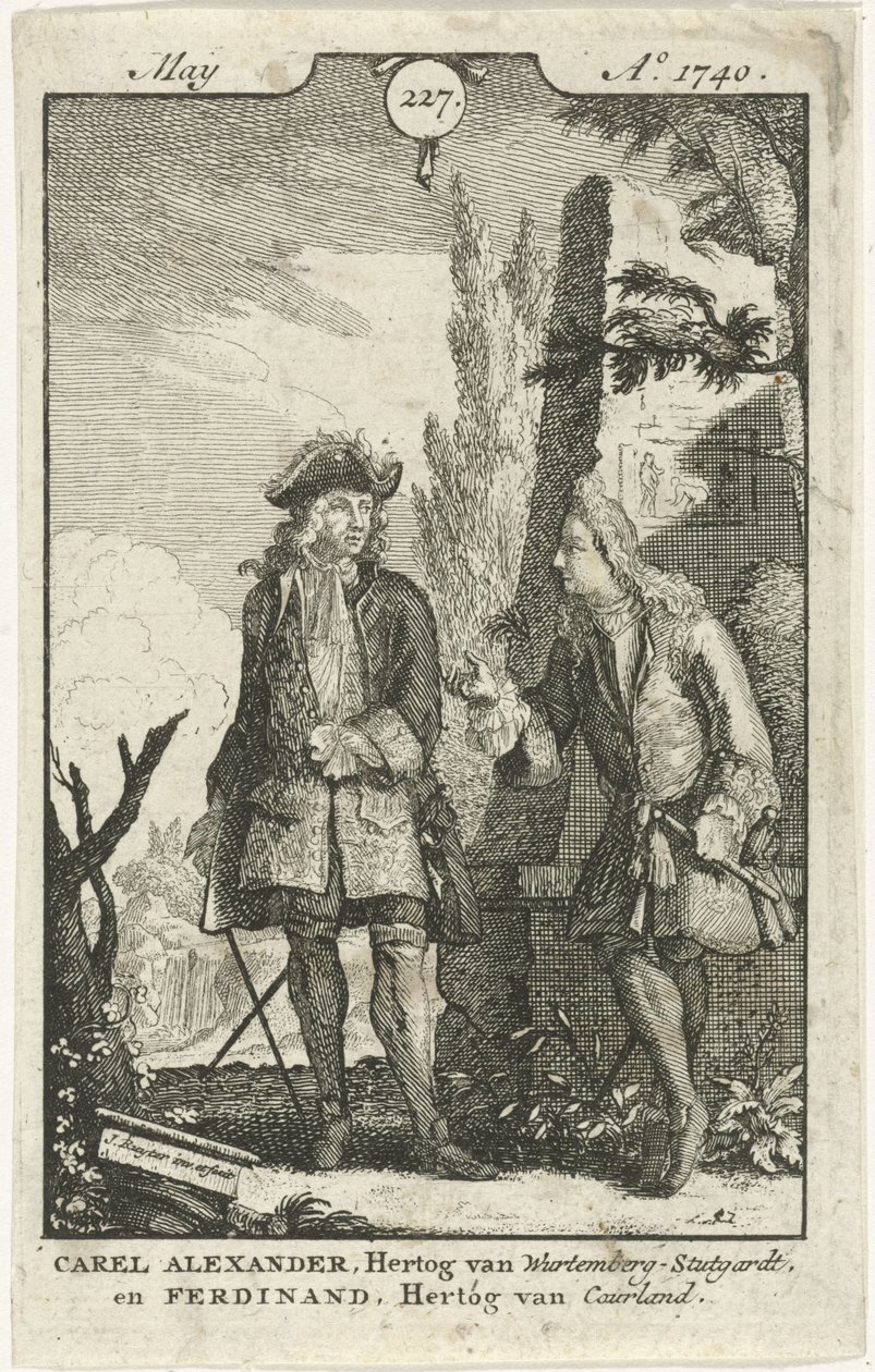 Ferdinand Kettler ve Karel Alexander arasındaki konuşma by Jan Ruyter